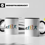 Fechten Tasse Evolution des Fechters, lustiges Degen Florett – Schwarz [farbe:schwarz]