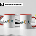 Fechten Tasse Evolution des Fechters, lustiges Degen Florett – Rot [farbe:rot]