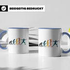 Fechten Tasse Evolution des Fechters, lustiges Degen Florett – Blau [farbe:blau]