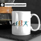 Fechten Tasse Evolution des Fechters, lustiges Degen Florett – Weiß [farbe:weiß]