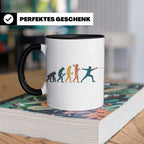 Fechten Tasse Evolution des Fechters, lustiges Degen Florett – Schwarz [farbe:schwarz]