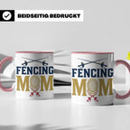 Fechten Mama Tasse, Degen Florett Säbel, Kaffeetasse für Fec – Rosa [farbe:rosa]