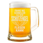 Motorradfahrer Bierkrug Spruch Geschenkidee Vater oder Opa Geschenk Mo – Bild 1