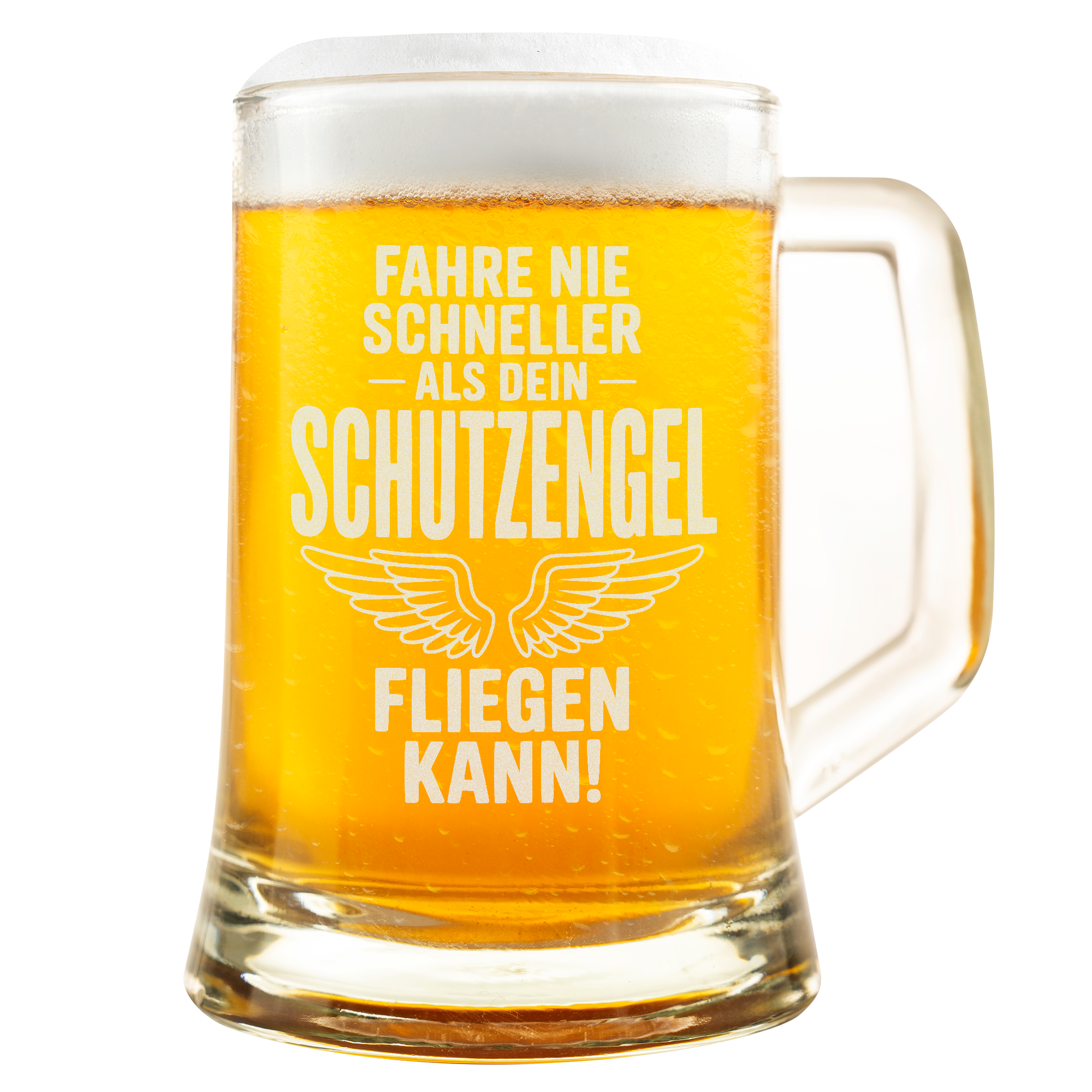 Motorradfahrer Bierkrug Spruch Geschenkidee Vater oder Opa Geschenk Mo – Bild 1