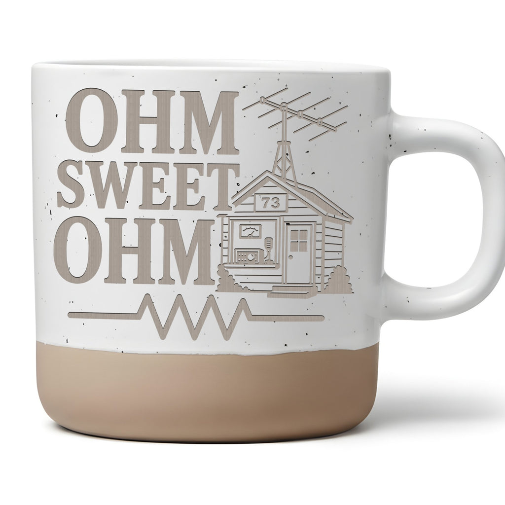 Ohm Sweet Tasse - Amateurfunk Geschenk für Funkamateur, Elektroniker & – Bild 1