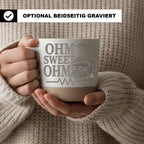 Ohm Sweet Tasse - Amateurfunk Geschenk für Funkamateur, Elektroniker & – Bild 2