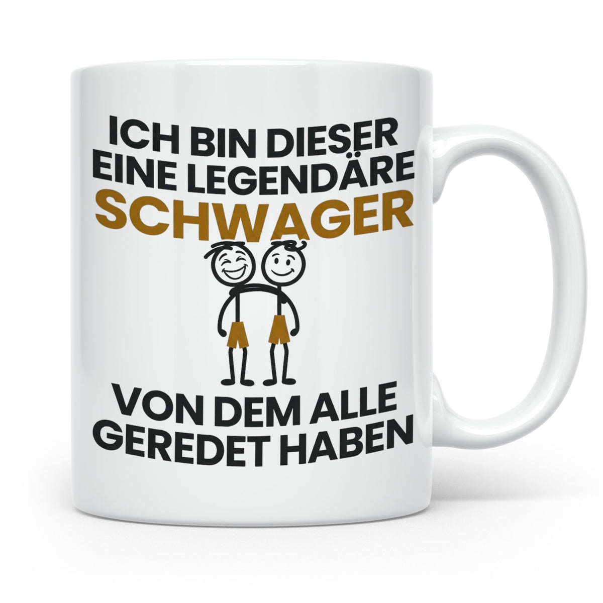 Schwager Tasse Legendärer Schwager Geschenk für Schwager Spr – Weiß [farbe:weiß]