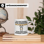 Schwager Tasse Legendärer Schwager Geschenk für Schwager Spr – Weiß [farbe:weiß]