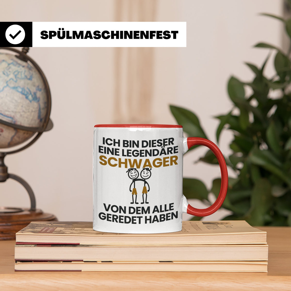 Schwager Tasse Legendärer Schwager Geschenk für Schwager Spr – Rot [farbe:rot]