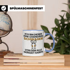 Schwager Tasse Legendärer Schwager Geschenk für Schwager Spr – Blau [farbe:blau]