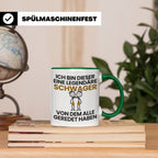 Schwager Tasse Legendärer Schwager Geschenk für Schwager Spr – Grün [farbe:grün]