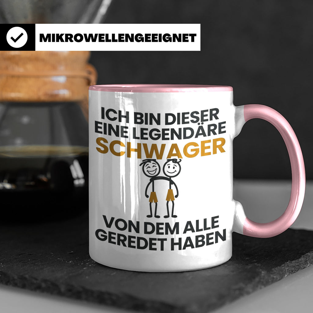 Schwager Tasse Legendärer Schwager Geschenk für Schwager Spr – Rosa [farbe:rosa]