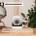 Bigfoot Tasse mit Slackline Motiv | Sasquatch Kaffeetasse fü – Rosa [farbe:rosa]