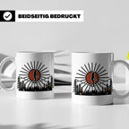 Bigfoot Tasse mit Slackline Motiv | Sasquatch Kaffeetasse fü – Weiß [farbe:weiß]