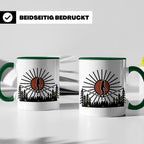 Bigfoot Tasse mit Slackline Motiv | Sasquatch Kaffeetasse fü – Grün [farbe:grün]