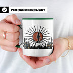 Bigfoot Tasse mit Slackline Motiv | Sasquatch Kaffeetasse fü – Grün [farbe:grün]