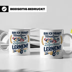 Billard Tasse mit Spruch Bin ich dran Hinsetzen Zugucken Ler – Weiß [farbe:weiß]