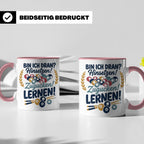 Billard Tasse mit Spruch Bin ich dran Hinsetzen Zugucken Ler – Rosa [farbe:rosa]
