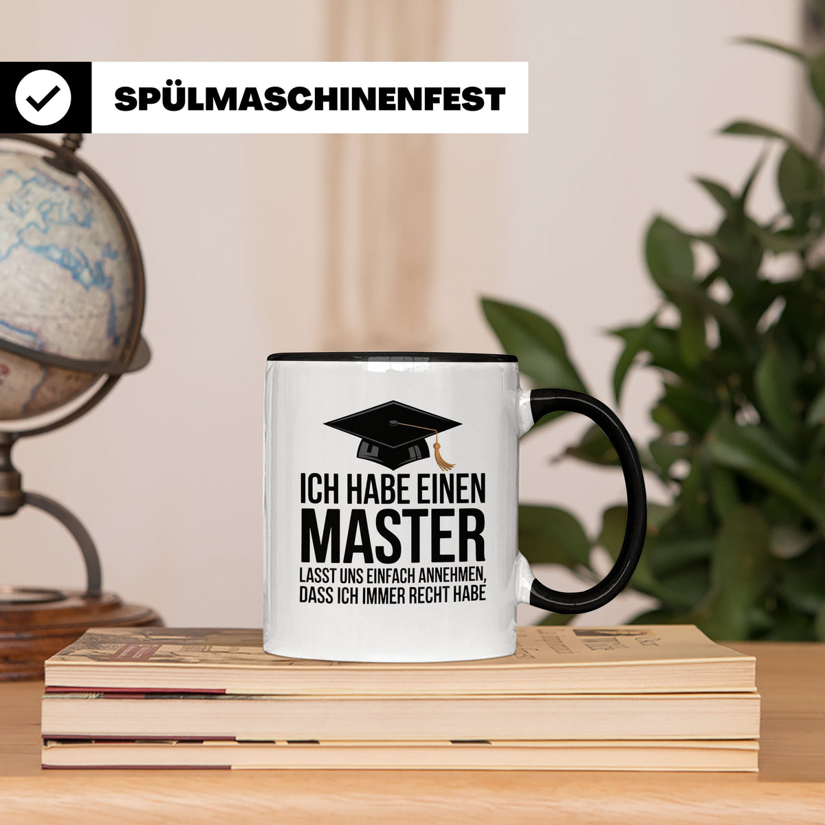 Master Tasse - Ich Habe Einen Master Lass Uns Einfach Annehmen Abschluss Geschenkidee Studenten Abschlussfeier Studium Sprüche