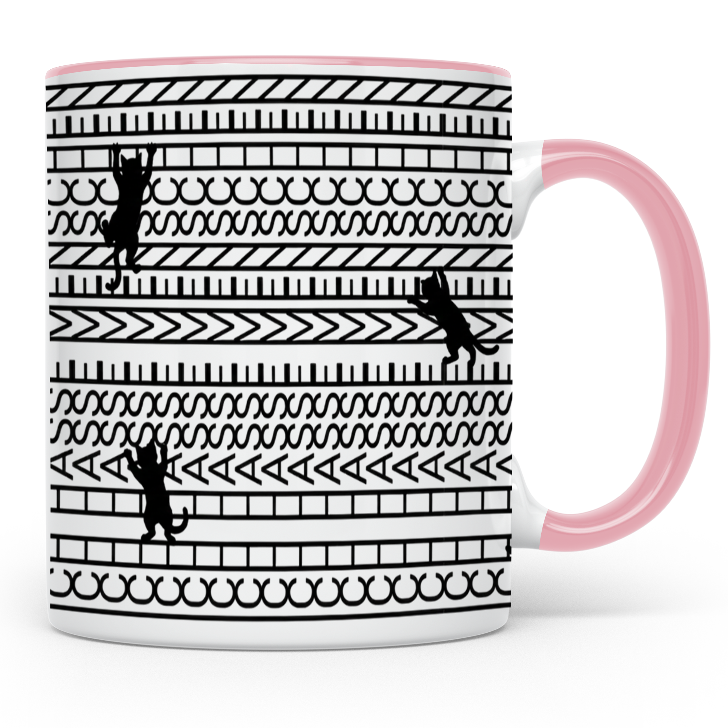 Ich Hasse Menschen Tasse Katze Lustig Spruch Kaffeetasse Kat – Rosa Szene1 [farbe:rosa]