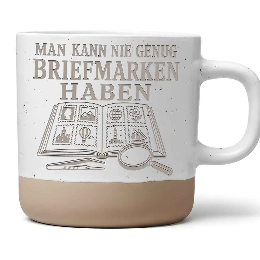 Man kann nie genug Briefmarken haben Tasse - Geschenk für Briefmarkens – Bild 1