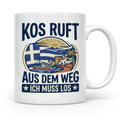 Kos Tasse mit Spruch 'Kos ruft ich muss los' | Griechenland  – Weiß [farbe:weiß]