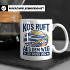 Kos Tasse mit Spruch 'Kos ruft ich muss los' | Griechenland  – Weiß [farbe:weiß]