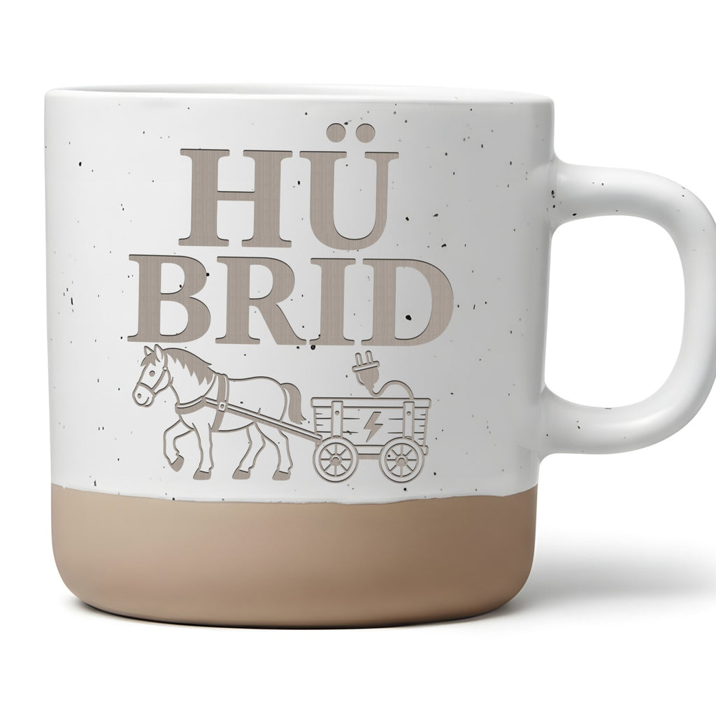 Hü Brid Tasse - Lustiges Kutsche Geschenk für Kutscher, Pferdefreunde  – Bild 1