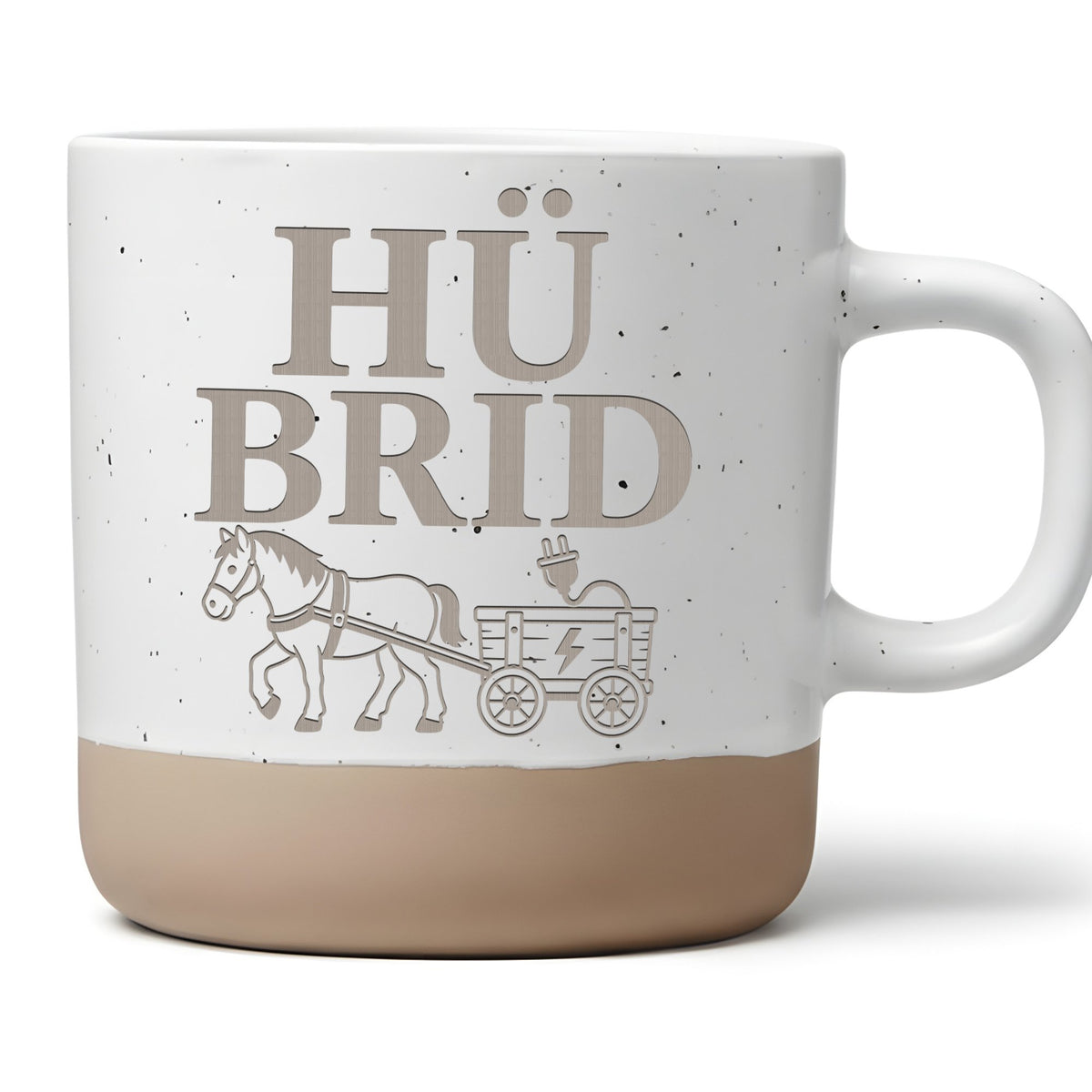 Hü Brid Tasse - Lustiges Kutsche Geschenk für Kutscher, Pferdefreunde  – Bild 1