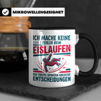 Eislaufen Tasse mit Spruch Keine Fehler kreative Entscheidun – Schwarz [farbe:schwarz]