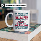 Eislaufen Tasse mit Spruch Keine Fehler kreative Entscheidun – Weiß [farbe:weiß]