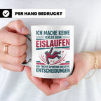 Eislaufen Tasse mit Spruch Keine Fehler kreative Entscheidun – Weiß [farbe:weiß]