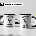 Eiskunstlauf Tasse mit Spruch Mir reicht's Ich geh Eiskunstl – Schwarz [farbe:schwarz]