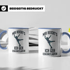 Eiskunstlauf Tasse mit Spruch Mir reicht's Ich geh Eiskunstl – Blau [farbe:blau]