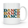 Breakdance Tasse für B-Boys & B-Girls, Retro Hip Hop Becher, – Weiß [farbe:weiß]