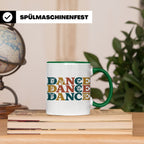 Breakdance Tasse für B-Boys & B-Girls, Retro Hip Hop Becher, – Grün [farbe:grün]