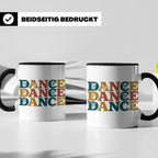 Breakdance Tasse für B-Boys & B-Girls, Retro Hip Hop Becher, – Schwarz [farbe:schwarz]