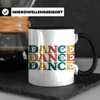 Breakdance Tasse für B-Boys & B-Girls, Retro Hip Hop Becher, – Schwarz [farbe:schwarz]