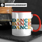 Breakdance Tasse für B-Boys & B-Girls, Retro Hip Hop Becher, – Rot [farbe:rot]