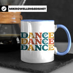 Breakdance Tasse für B-Boys & B-Girls, Retro Hip Hop Becher, – Blau [farbe:blau]