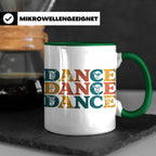 Breakdance Tasse für B-Boys & B-Girls, Retro Hip Hop Becher, – Grün [farbe:grün]
