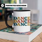 Breakdance Tasse für B-Boys & B-Girls, Retro Hip Hop Becher, – Schwarz [farbe:schwarz]