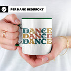 Breakdance Tasse für B-Boys & B-Girls, Retro Hip Hop Becher, – Grün [farbe:grün]