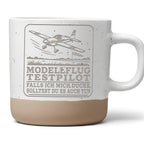 Modellflug Testpilot Tasse falls ich mich ducke - Lustiges Geschenk fü – Bild 1