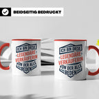 Verkäuferin Tasse mit Spruch | Legendäre Verkäuferin Geschen – Rot [farbe:rot]