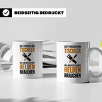 Tischler Tasse - Gott erschuf Tischler Architekten Helden Su – Weiß [farbe:weiß]