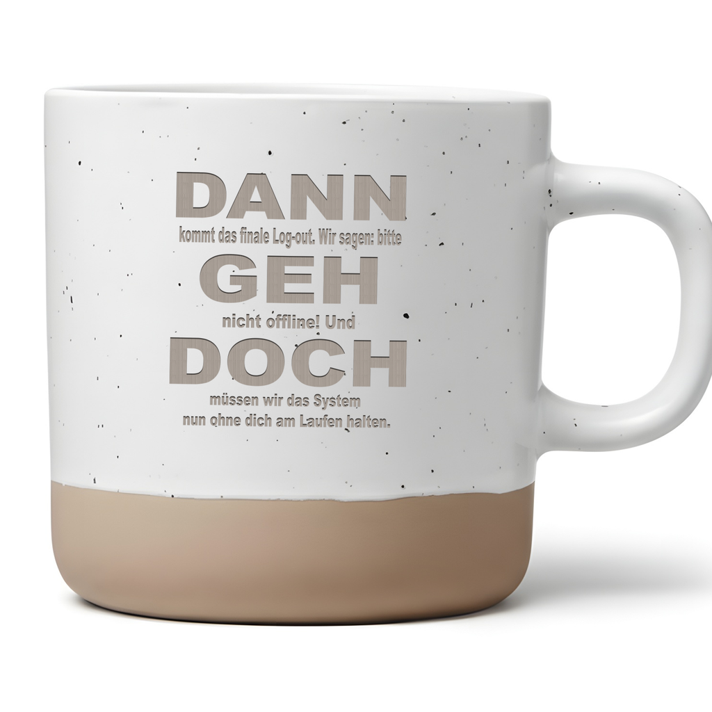 Abschiedsgeschenk IT Tasse, Geschenk Informatiker Abschied, Abschiedsgeschenk Entwickler, Systemadministrator Abschied, Nerd Tasse Team