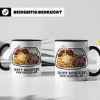 Taxiteller Tasse mit Spruch Gott schütze den Taxiteller. Lus – Schwarz [farbe:schwarz]