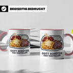 Taxiteller Tasse mit Spruch Gott schütze den Taxiteller. Lus – Rosa [farbe:rosa]