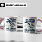 Möwe furzt waagerecht Tasse | Lustiger Spruch für Norddeutsc – Rosa [farbe:rosa]